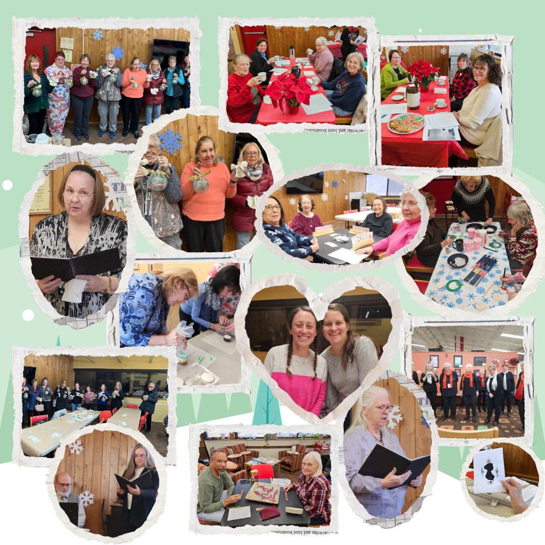 Collage of images from Adult programs in December